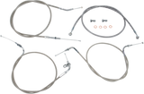 Cable Line Kit - 12\" - 14\" - XVS650CL - Stainless Steel 1998 - 2015