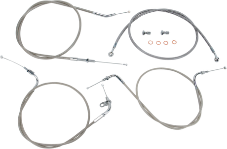 Cable Line Kit - 12\" - 14\" - XVS650CL - Stainless Steel 1998 - 2015