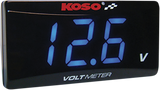 Super Slim Volt Meter - Blue Digits - 2.22\" W x 1.06\" H x 0.43\" D