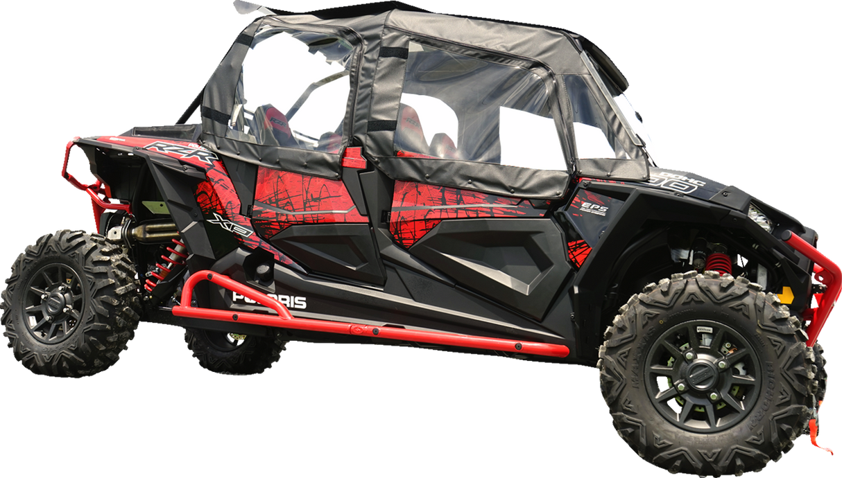 Soft Upper Doors - Rear Windshield - Roof - Black - Polaris 2014 - 2018