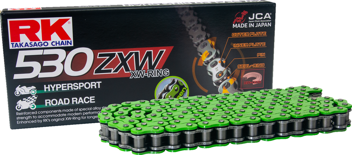 530 ZXW - Drive Chain - 120 Links - Green