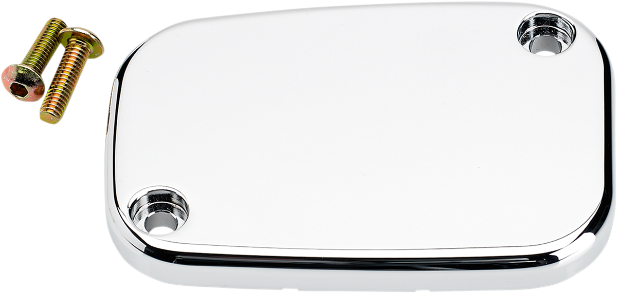 Master Cylinder Cover - Brake - Front - Smooth - Chrome 2008 - 2023