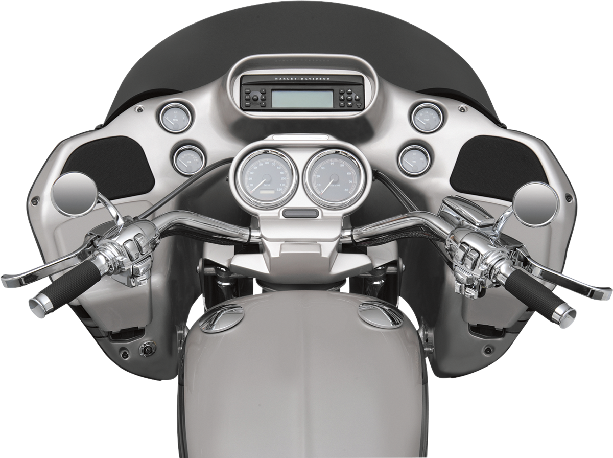 Handlebar - Swept Back - 28\" - Knurled - Dimpled - Chrome