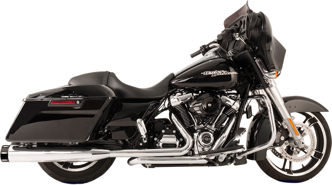 El Dorado Dual Exhaust System - Chrome - Black Tracer 2017 - 2022