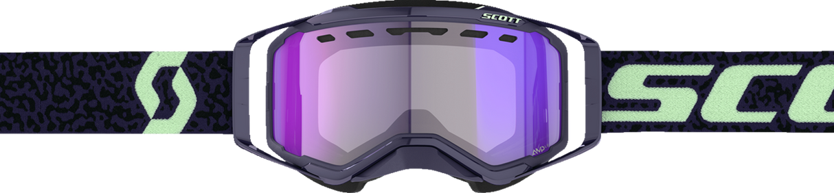 Prospect Snow Cross Goggle - Dark Purple/Mint - Light Sensitive Blue Chrome