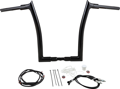 Handlebar Kit - Pointed Top - 16\" - Black 2018 - 2020