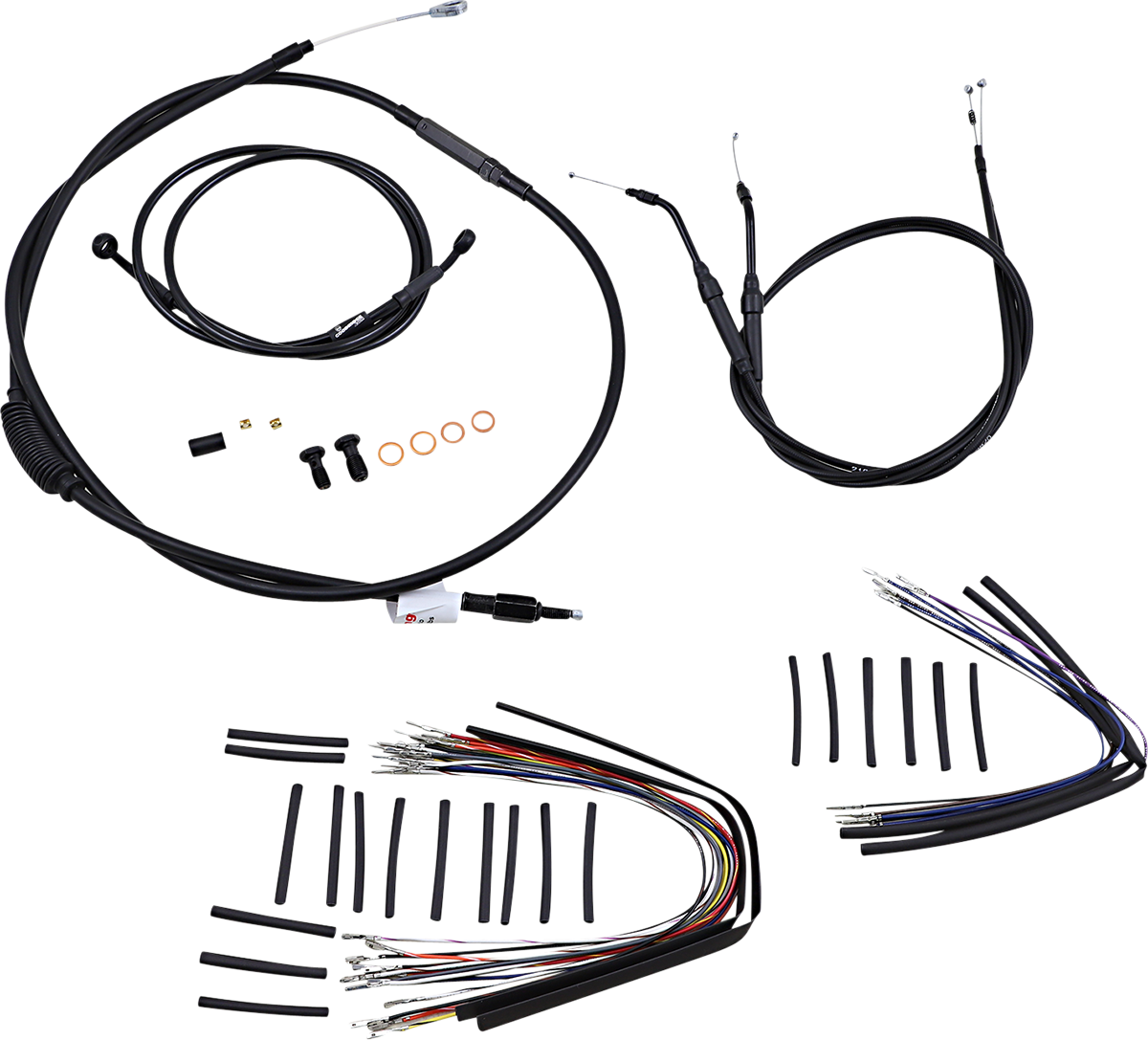 Control Kit - 12\" Ape Hanger Handlebars 2007 - 2011