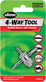 Tire Valve Tool - 4-Way