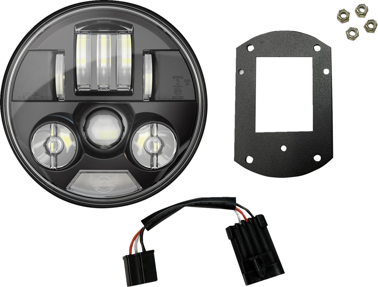 ProBEAM® Headlight Kit - 5-3/4\" - Black - FXLRST/FXRST 2022 - 2024