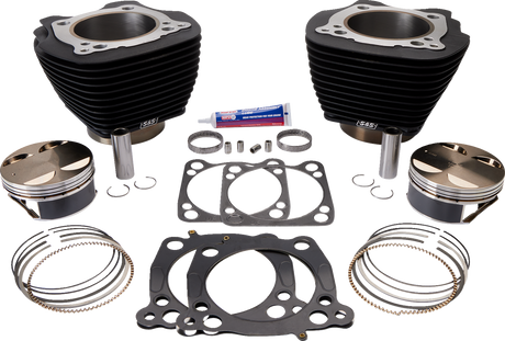 124\" Big Bore Cylinder Kit - M8 - Black 2017 - 2020