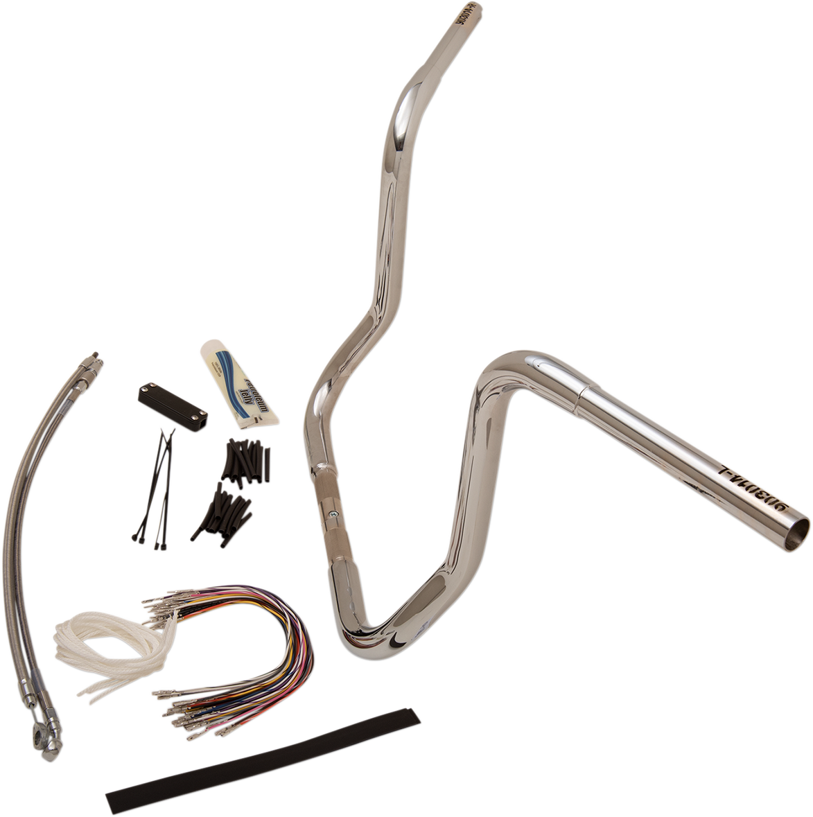 Handlebar Kit - Rounded Top - 14\" - Chrome 2008 - 2013