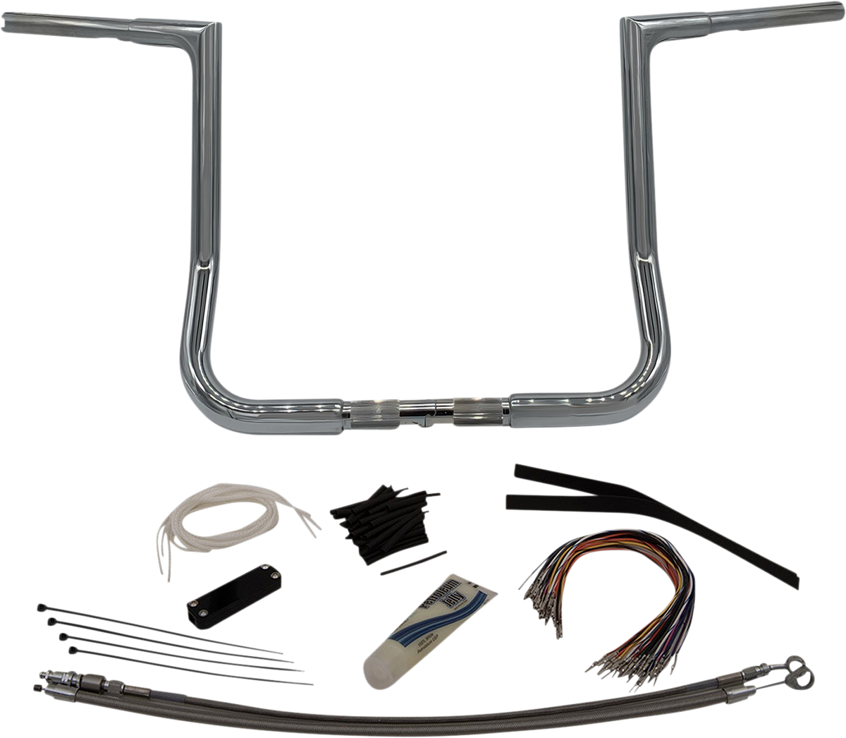 Handlebar Kit - Flat Top - 14\" - Chrome 2008 - 2013