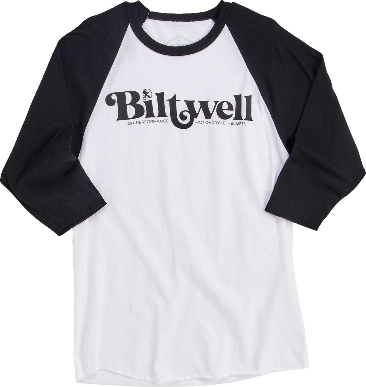 High-Perf Raglan T-Shirt - Black/White - Small