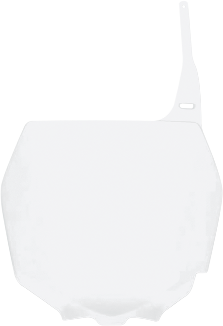 Front Number Plate - White 2001 - 2009