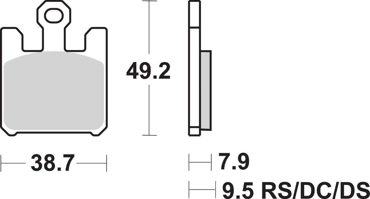 HS Brake Pads - Kawasaki/Suzuki - 788HS 2005 - 2008