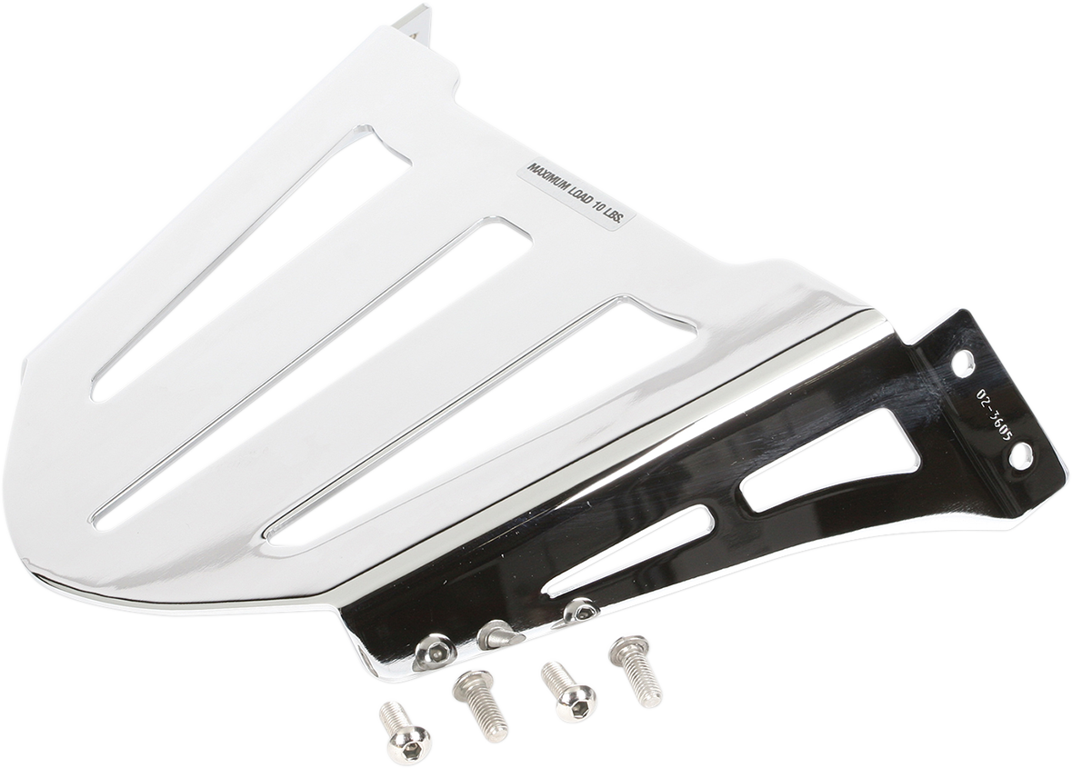 Sissy Bar Luggage Rack - Chrome - Laser-cut 2006 - 2014