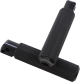 Passenger Knurled Footpegs - Black - FLDE 2018 - 2020