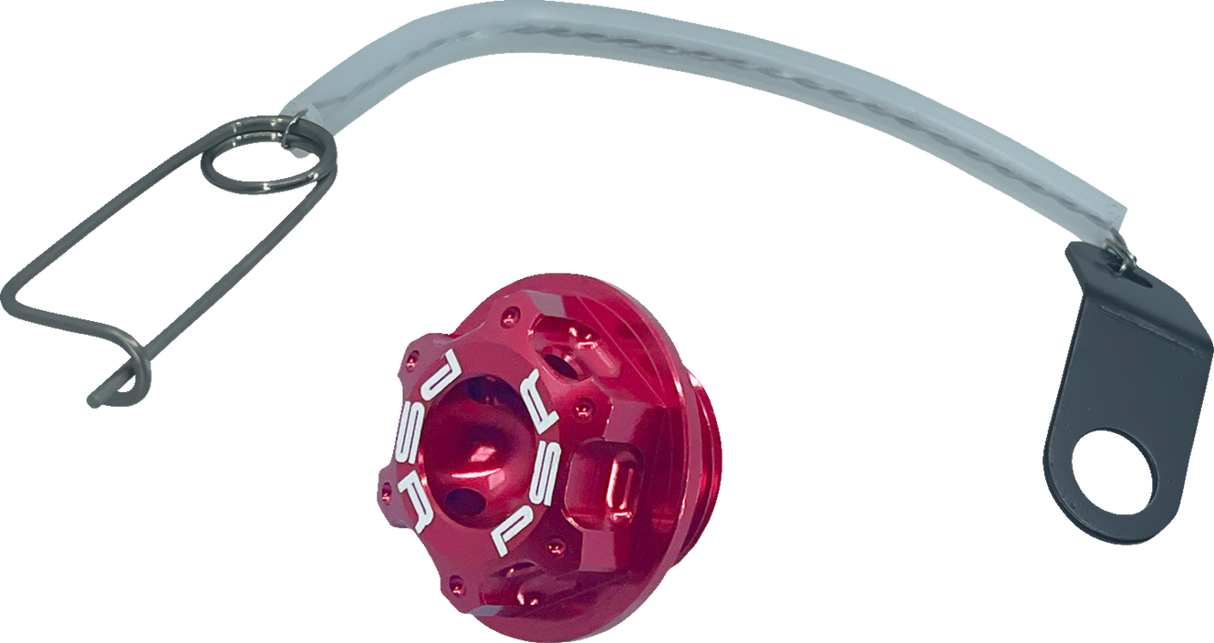 Oil Cap Kit - Red - M20 x 1.5 - Aprilia/Kawasaki/Suzuki/Yamaha 1992 - 2022