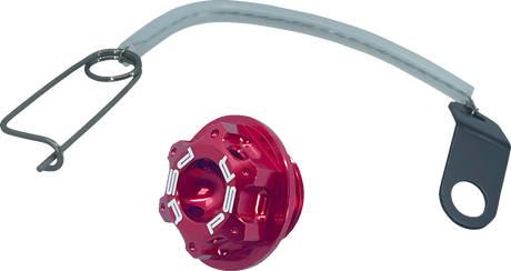 Oil Cap Kit - Red - M20 x 1.5 - Aprilia/Kawasaki/Suzuki/Yamaha 1992 - 2022