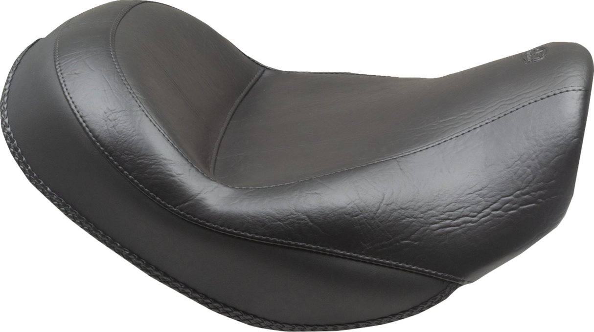 Wide Touring Solo Seat - Black - Plain - without Driver Backrest - C90T \'15-\'19 2015 - 2019