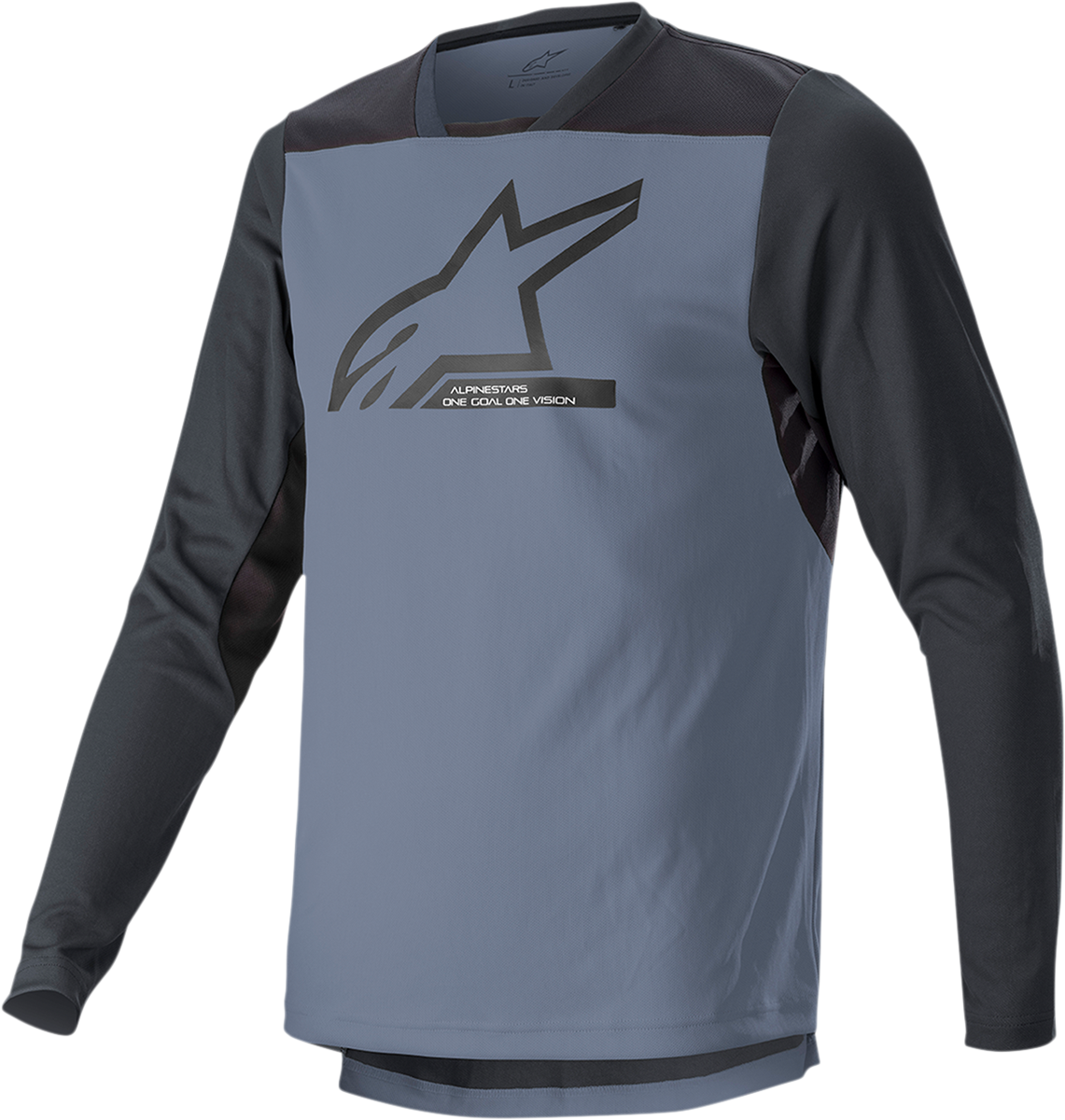 Drop 6.0 V2 Long-Sleeve Jersey - Black/Gray - Small