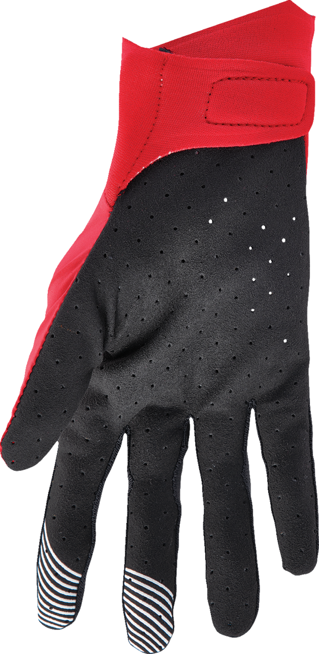 Flex Lite Gloves - Red/Charcoal - Large