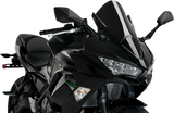 Race Windscreen - 19\" - Black - Kawasaki 2020 - 2024