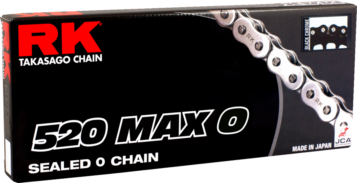 520 Max O - Drive Chain - 120 Links - Black/Chrome