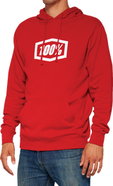 Icon Pullover Hoodie - Red - Medium