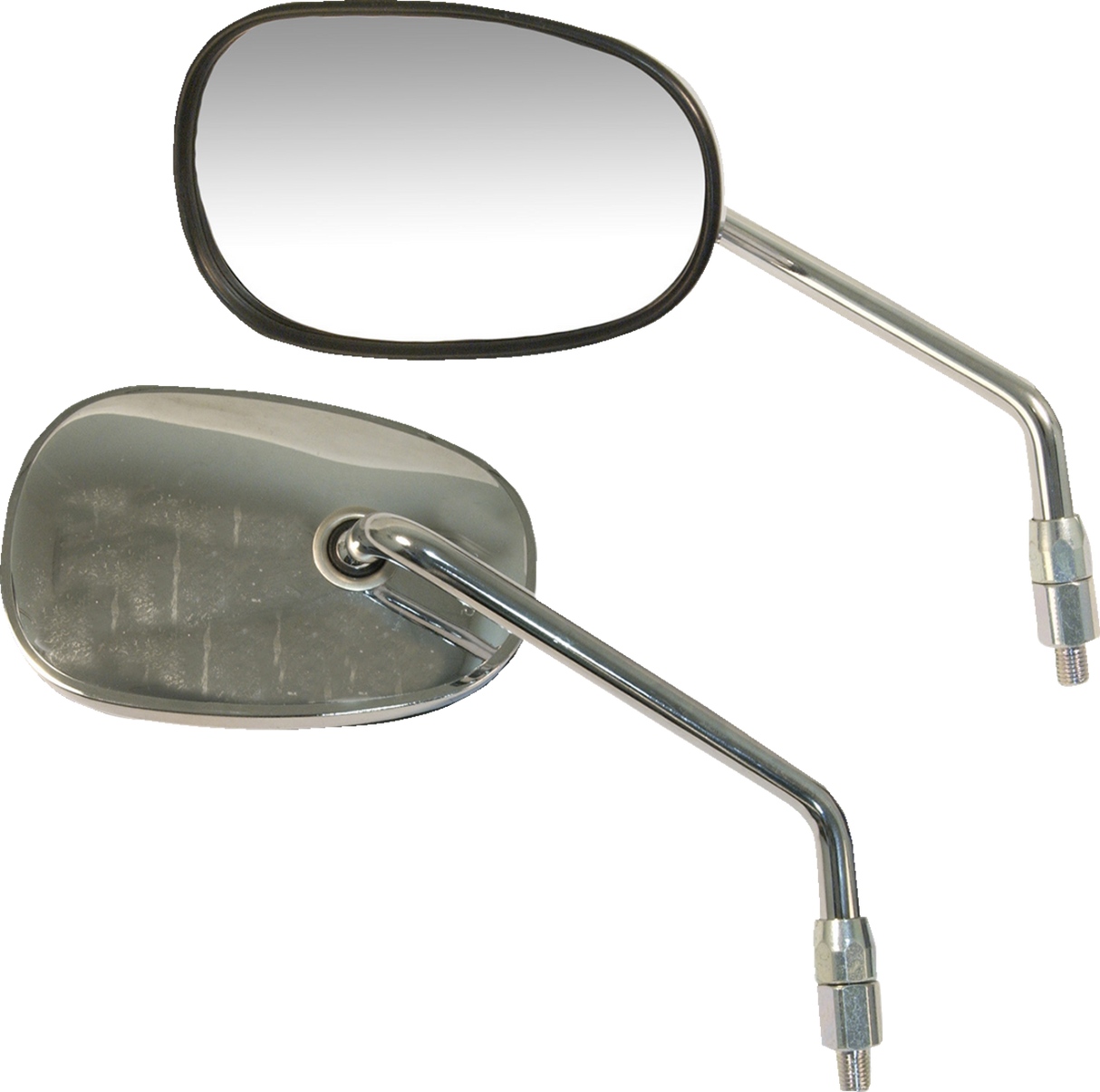 Mirror - OEM-Style Replacement - Rectangle - Chrome - Left 2014 - 2021