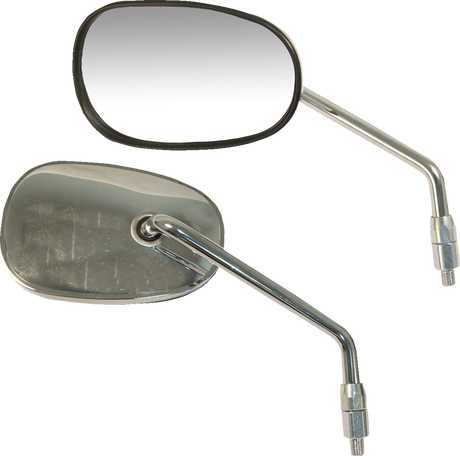 Mirror - OEM-Style Replacement - Rectangle - Chrome - Left 2014 - 2021