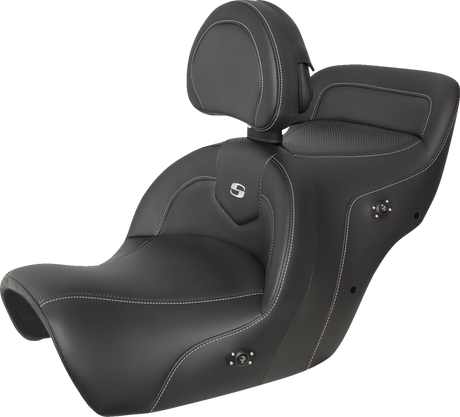 Heated Roadsofa™ Seat - Carbon Fiber - Includes Backrest - Black 1988 - 2000