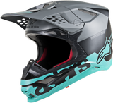 Supertech M8 Helmet - Radium - MIPS® - Black Matte/Mid Gray/Teal - Small