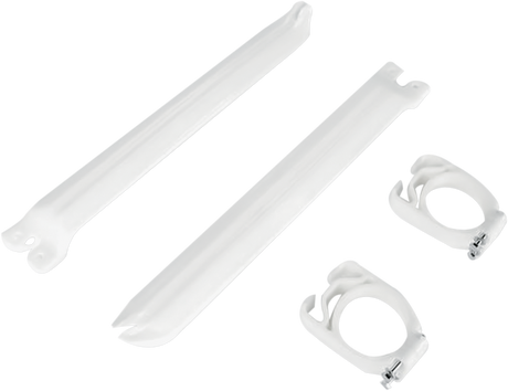 Fork Tube Protectors - White - KX - \'91-\'93 1991 - 1993