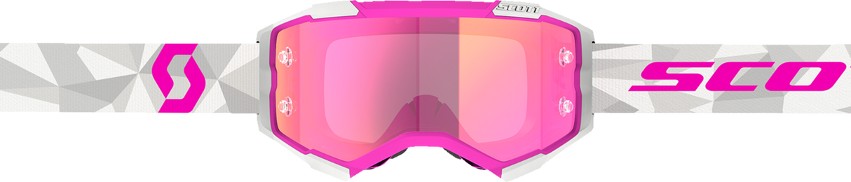 Fury Goggles - JP 61 - White/Pink - Pink Chrome