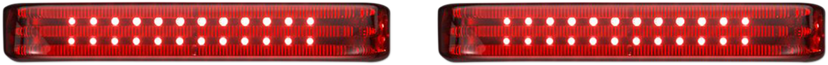 Saddlebag LED Lights - Sequential - Black/Red 1997 - 2013