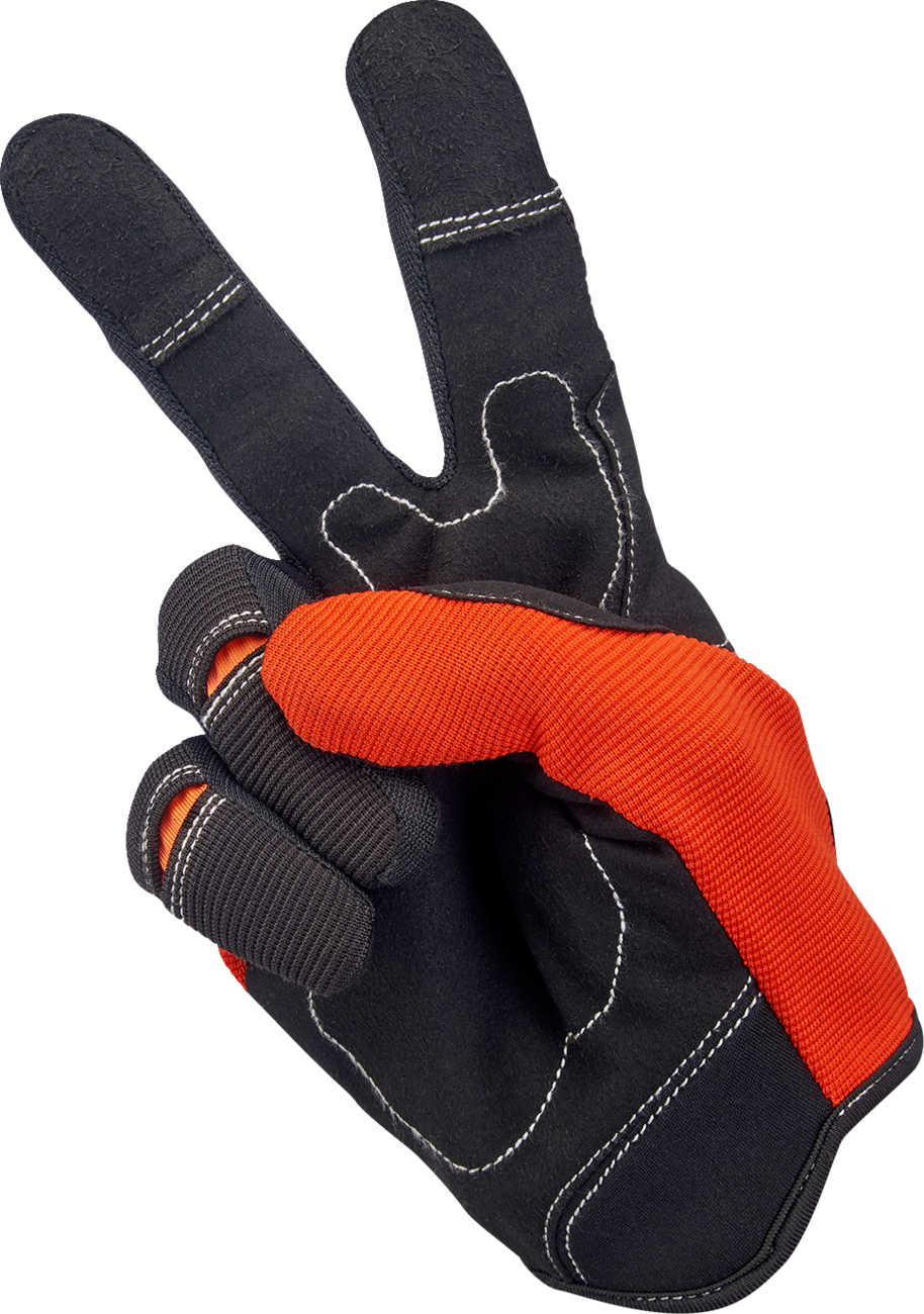 Moto Gloves - Orange/Black - XL