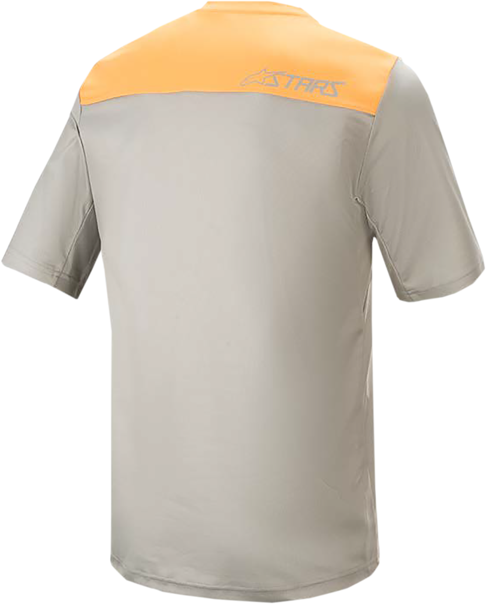 Drop 4.0 Jersey - Short-Sleeve - Gray/Orange - Small