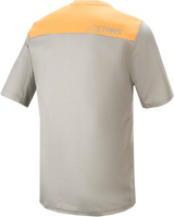 Drop 4.0 Jersey - Short-Sleeve - Gray/Orange - Small