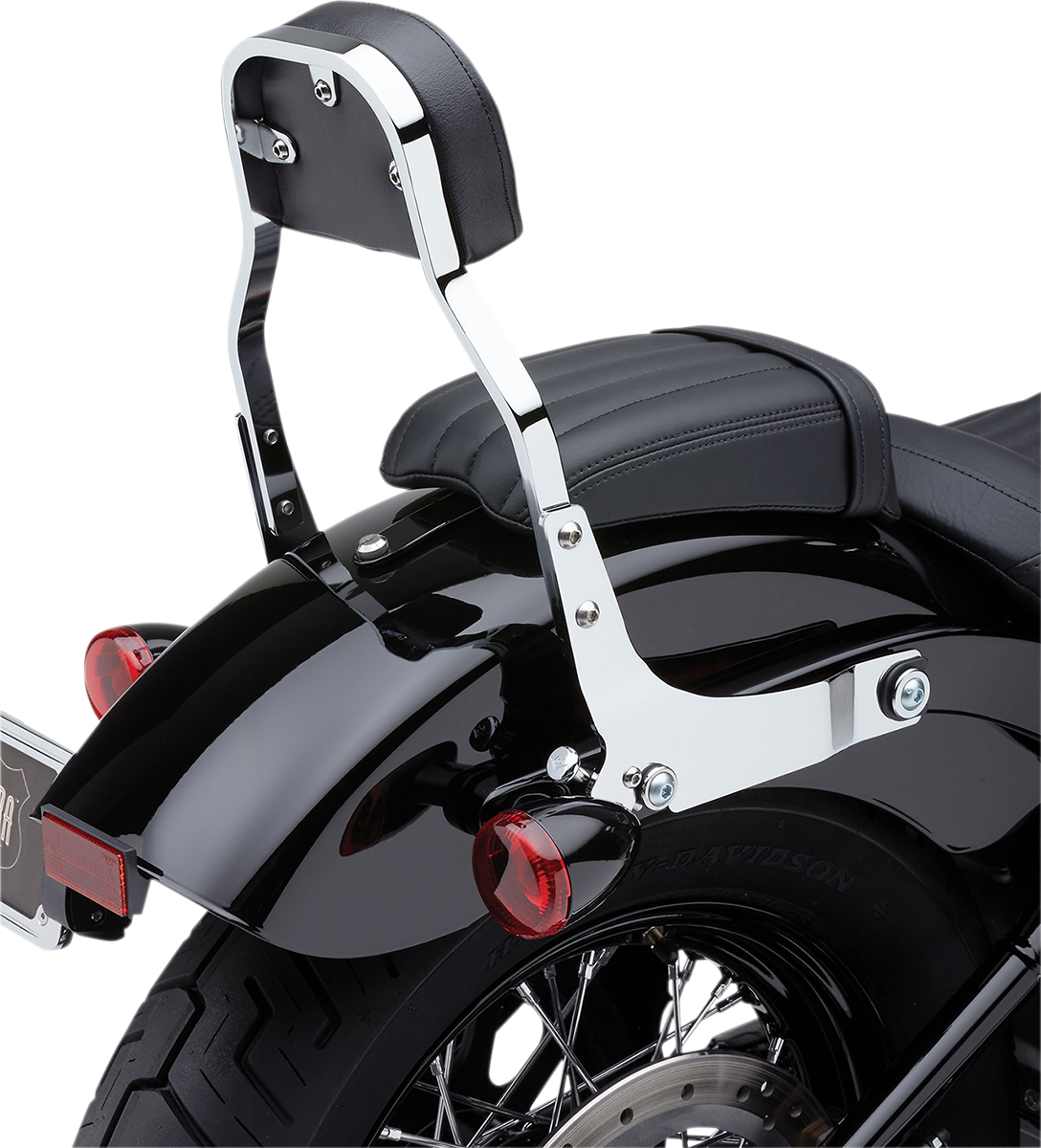 Backrest Kit - 11\" - Chrome - Softail 2006 - 2017