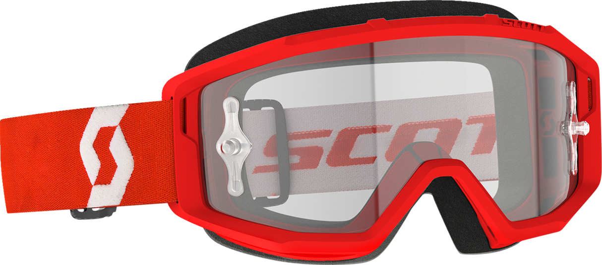 Primal Goggles - Red/White - Clear