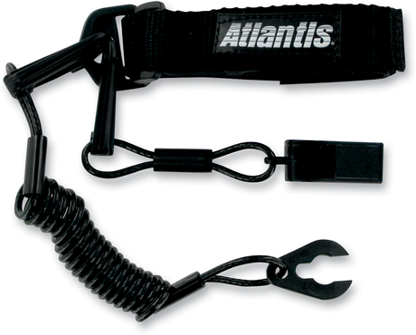 Lanyard with Whistle - Kawasaki - Black