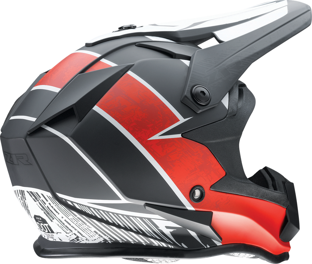 Youth F.I. Helmet - Fractal - MIPS® - Matte Black/Red - Medium