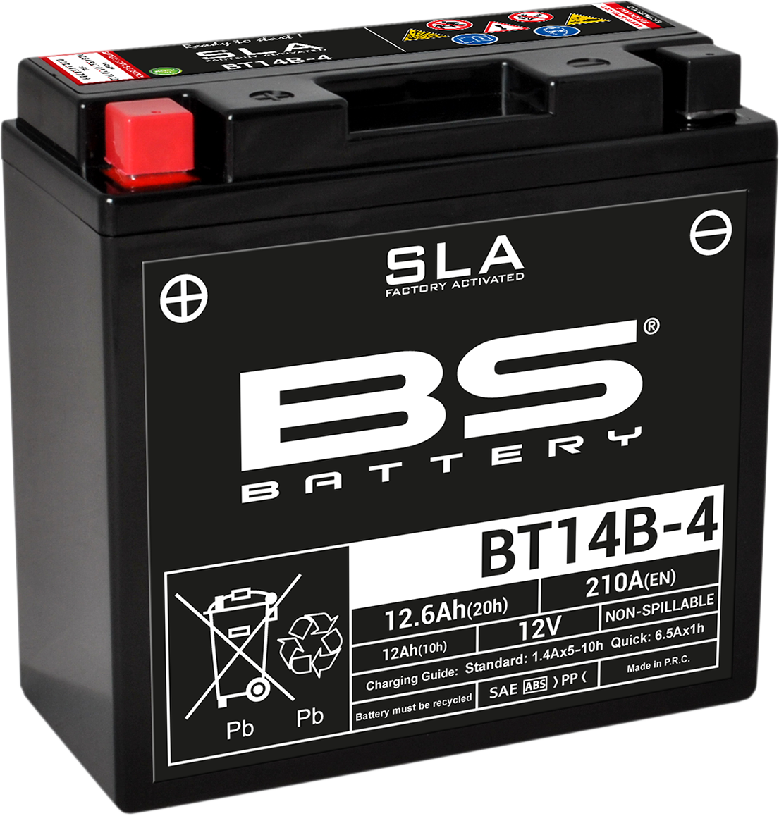 Battery - BT14B-4 (YT) 1998 - 2017