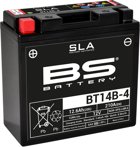 Battery - BT14B-4 (YT) 1998 - 2017