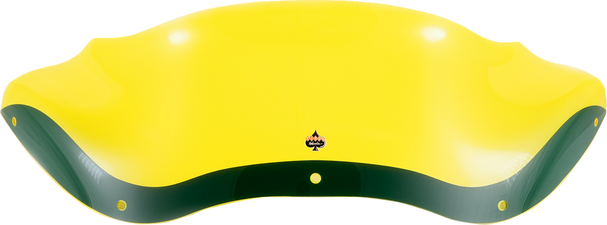 Kolor Flare™ Windshield - 8\" - Yellow Ice - FLTR 1998 - 2013