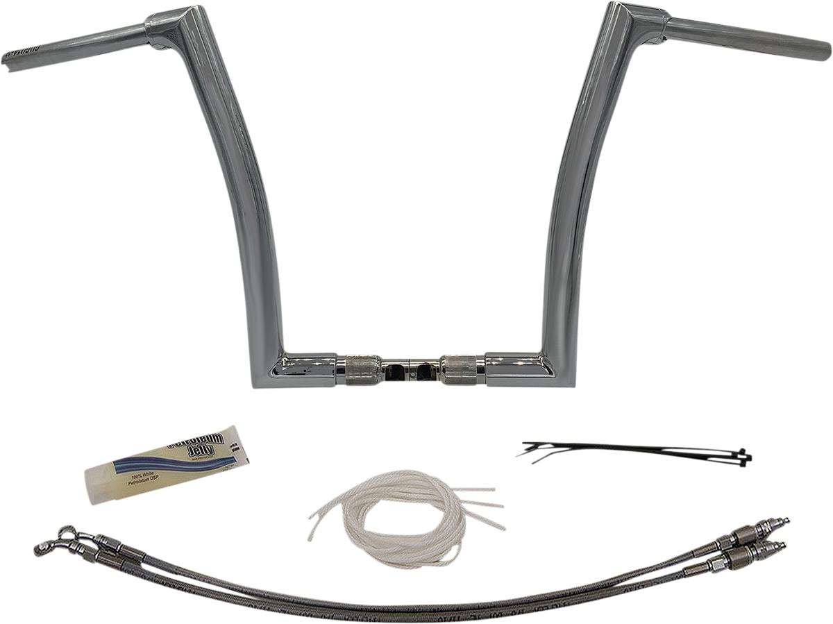 Handlebar Kit - Flat Top - 14\" - Chrome 2015 - 2020