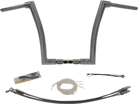 Handlebar Kit - Flat Top - 14\" - Chrome 2015 - 2020