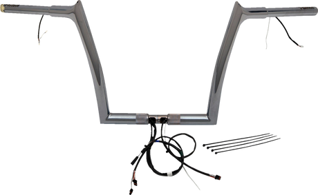 Handlebar Kit - Pointed Top - 12\" - Chrome 2016 - 2023