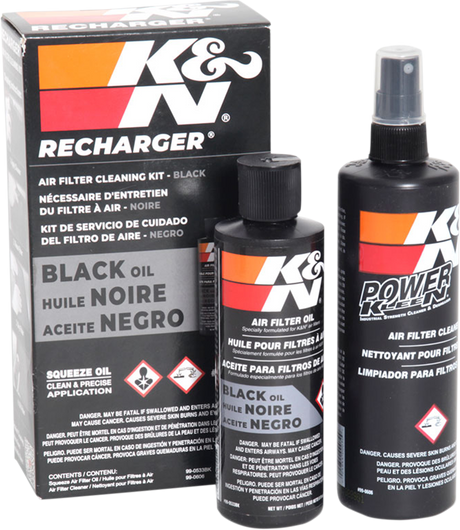 Black Air Filter Care Kit